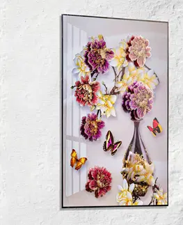 Drobné dekorácie a doplnky Obrázok na okno "Váza s kvetinami"