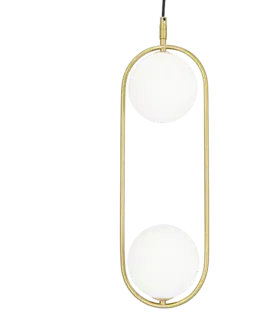 Kúpeľňa Závesná lampa CORDEL 2xG9 Candellux Zlatá