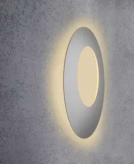 Nástenné svietidlá Escale Escale Blade Open nástenné LED striebro, Ø 79 cm