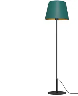 Lampy  Stojacia lampa ARDEN 1xE27/60W/230V zelená/zlatá 