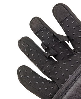 Zimné rukavice Vyhrievané palčiaky 2v1 Glovii GS21 čierna - M