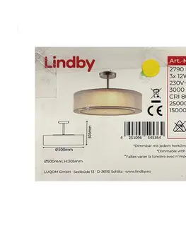 Svietidlá Lindby Lindby - LED Stmievateľný luster na tyči PIKKA 3xLED/12W/230V 