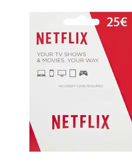 Hry na PC Netflix 25€ - elektronická peňaženka
