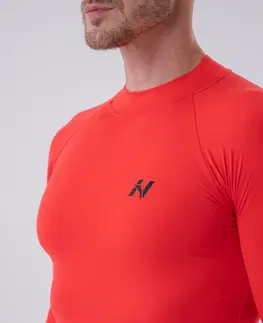 Pánske tričká Pánské funkčné tričko Nebbia 328 Red - XL