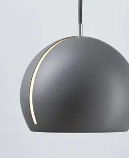 Závesné svietidlá NYTA Nyta Tilt Globe závesná lampa kábel 3 m sivá sivá