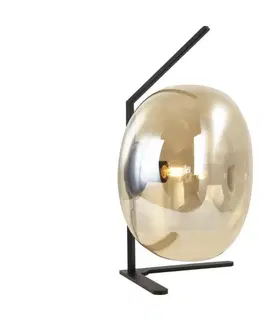 Lampy    108001 - Stolná lampa VESTA 1xE27/7W/230V béžová/čierna 