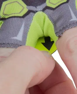rukavice Detské bezprstové cyklistické rukavice Dark Hero