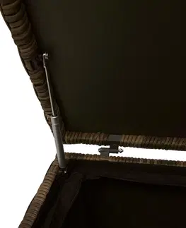 Príslušenstvo DEOKORK Box na podušky 170 x 90 cm BORNEO LUXURY (hnedá)
