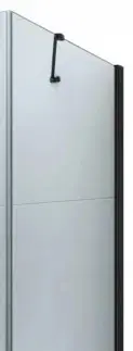 Sprchovacie kúty MEXEN - Bočná stěna pre-Roma, Lima 90x190 cm 6mm čierne, transparent 850-090-000-70-00