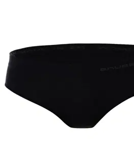 Nohavičky Dámske bezšvové nohavičky Brubeck - vlna čierna - XL