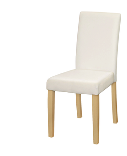 Jedálenské stoličky Stolička PRIMA biela 3037