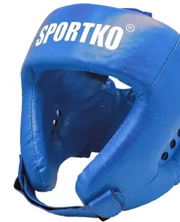 Boxerské prilby Boxerský chránič hlavy SportKO OK2 modrá - L