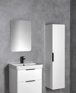 Kúpeľňa AQUALINE - DENEB umývadlová skrinka 56,5x55x43,5cm, biela mat DN260