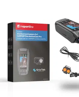 Športtestery Outdoorová kamera 3v1 inSPORTline ActionCam Pro