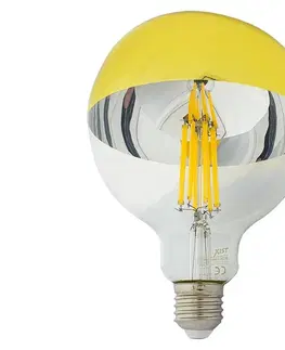 Žiarovky  LED Žiarovka so zrkadlovým vrchlíkom DECOR MIRROR G125 E27/12W/230V 4200K zlatá 