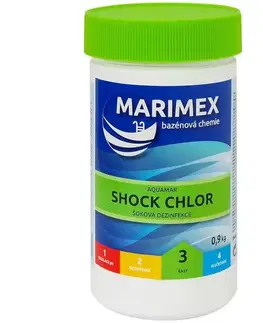 Chlór do bazénov Bazénová chémia Aquamar Chlor Shock 0,9 kg