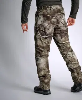 mikiny Hrejivé, nehlučné a nepremokavé poľovnícke nohavice 900 maskovanie Treemetic