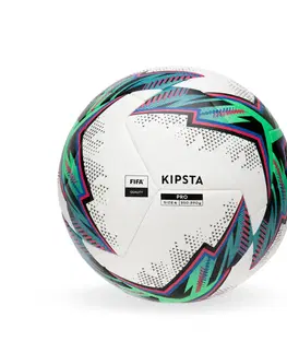 futbal Futbalová lopta Fifa Quality Pro Ball tepelne lepená veľkosť 4 biela