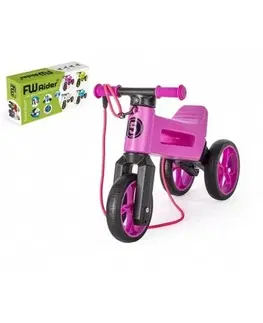 Detské vozítka a príslušenstvo Teddies Odrážadlo Funny wheels Rider SuperSport 2v1, ružová