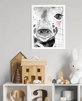 Obrazy do detskej izby Obraz do detskej izby - Dekorácia so žirafou