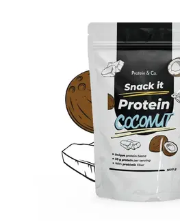Športová výživa Protein & Co. SNACK IT Protein 1 kg Zvoľ príchuť: Coconut milk