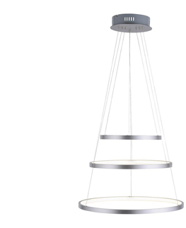 LED osvetlenie Leuchten Direkt LED Stmievateľný luster na lanku CIRCLE 1xLED/15W/230V + LED/20W + LED/25W 
