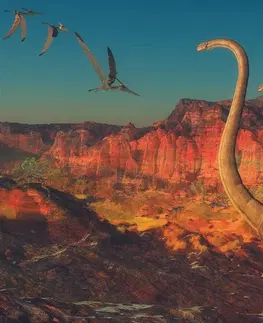 Fantasy tapety Tapeta svet dinosaurov