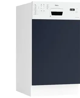 Dvierka a čelá zásuviek pre kuchynske skrinky Predná stena umývačky Max 45po námornícka modrá