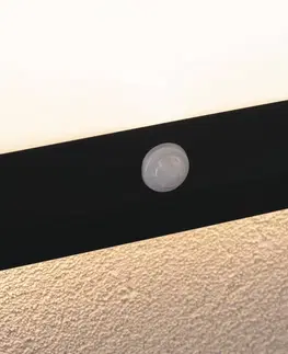Vonkajšie nástenné svietidlá so senzorom Paulmann Senzorové nástenné svietidlo Paulmann Lamina CCT angular black