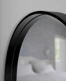 Kúpeľňa HOPA - Zrkadlo bez osvetlenia REISA BLACK - Priemer - 70 cm OLNZREI70B