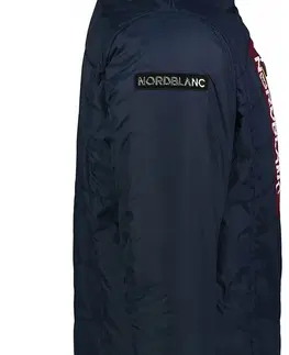 Pánské bundy a kabáty Pánska obojstranná športová bunda Nordblanc Neon vínová NBWJM7519_PLU S