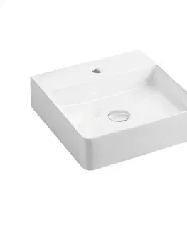 Kúpeľňový nábytok MEREO - Vigo, kúpeľňová skrinka s keramickým umývadlom, 33 cm, bílá CN350