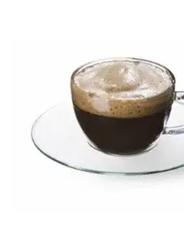 Hrnčeky a šálky Kinekus Šálka Espresso mini s podšálkou, sklenená, 100 ml, GENEX, 4+4 ks