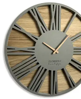 Hodiny Nástenné ekologické hodiny Roman Loft Flex z213-1ad-dx, 50 cm