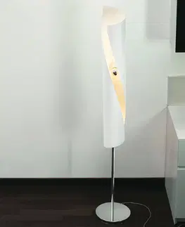 Stojacie lampy Knikerboker Knikerboker Hué - dizajnová stojacia lampa v bielej farbe