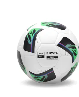 futbal Futbalová lopta Hybride Club ball veľkosť 3 biela
