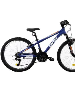 Bicykle Juniorský bicykel DHS Teranna 2423 24" 7.0 blue - 12" (125-145 cm)