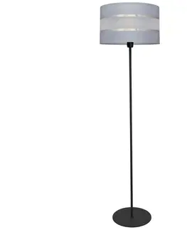 Lampy  Stojacia lampa HELEN 1xE27/60W/230V šedá/čierna 
