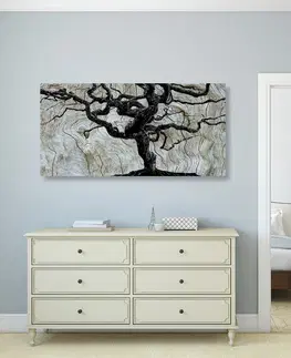 Obrazy stromy a listy Obraz abstraktný strom na dreve