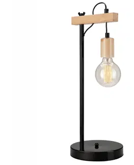 Lampy  Stolná lampa LEON 1xE27/60W/230V - FSC certifikované 