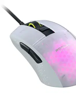 Myši Herná myš Roccat Burst Pro Gaming, biela ROC-11-746