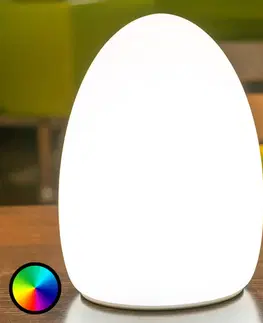 SmartHome vonkajšie dekoratívne svietidlá Smart&Green Egg – aplikáciou ovládateľné deko svetlo + batéria
