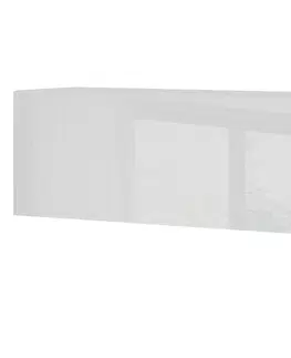 Kuchynské skrinky visiace Kuchynská skrinka Infinity V3-90-1K/5 Crystal White