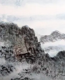 Samolepiace tapety Samolepiaca tapeta tradičná čínska maľba krajiny