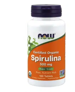 Superpotraviny NOW Foods Spirulina 500 mg 200 tab.