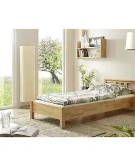 Jednolôžkové postele Posteľ Z Masívu Merci 90x200cm