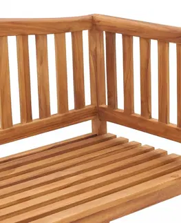 Záhradné lavice Záhradná lavička 150 cm z teakového dreva Dekorhome