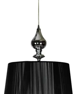 Osvetlenie Závesná lampa GILLENIA Candellux Strieborná / čierna