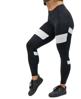 Dámske klasické nohavice Legíny s vysokým pásom Nebbia TRUE HERO 244 Black - XS