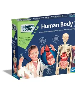 Drevené hračky Clementoni Detské laboratórium - ľudské telo